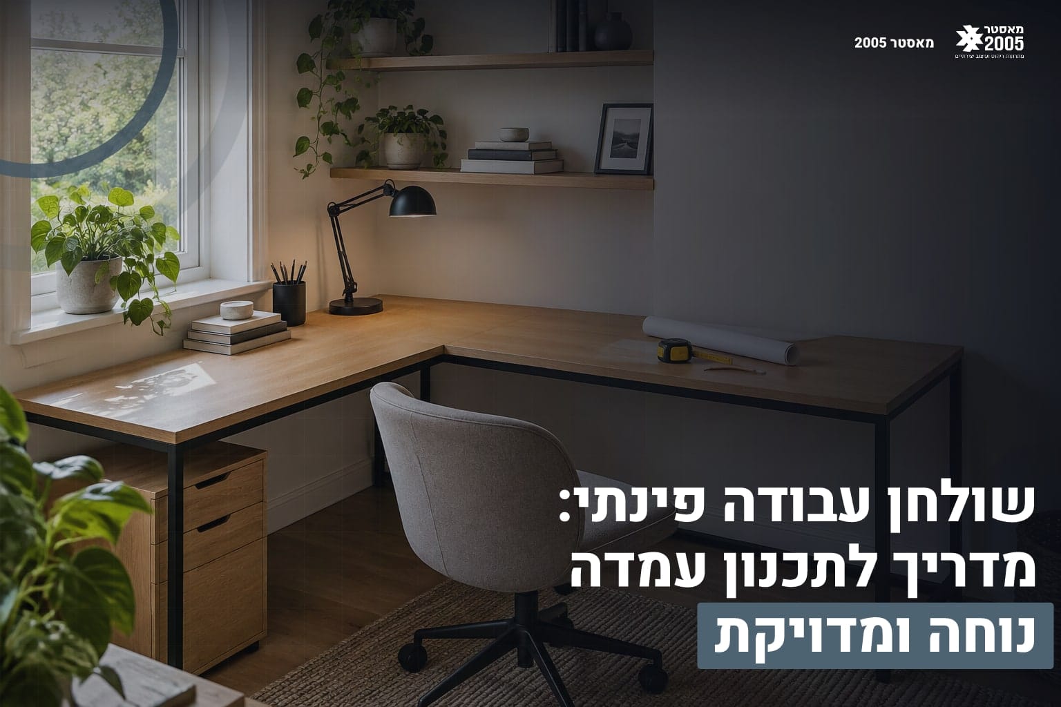 שולחן עבודה פינתי